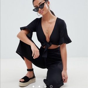 BRAND NEW ASOS TIE JUMPSUIT